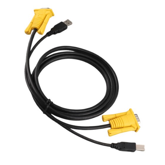 1.5m USB 2.0 KVM Switch Cable, Multifunctional Cable, Convenient for PC Computers
